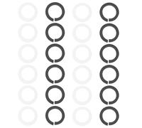 SG Store 12 Juegos de Arandelas Botón para Manija Afinador Guitarra Espaciador Clavija Afinación de 4 X 6,3 Mm Junta para La Mayoría de Guitarras Eléctricas Y Acústicas