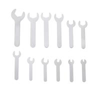 SG Store 12x Juego de Llaves Inglesas de Un Solo Extremo Abiertas Métricas de 4-23 Mm Superfinas para Reparación de Automóviles Y Montaje de Muebles.