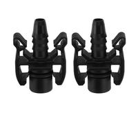 SG Store 2 conectores de conexión recta para tanque de agua de coche, compatible con Peugeot, compatible con Citroen Expansion, accesorios de coche, color negro