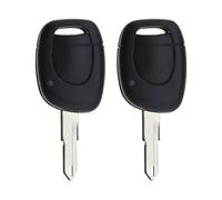 SG Store 2 Fundas para Llave de Coche con Hoja de Llave Sin Cortar Compatible con Kangoo Master 2 Twingo Clio Laguna Space Megane Carcasa de Repuesto para Llave de 1 Botón