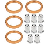 SG Store 2 Juegos de Juntas de Escape con Tuercas Ciegas Compatible con Honda CB/CL160/175/200 XL/XR250/350/500/600 E