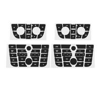 SG Store 2 juegos de pegatinas para panel de aire acondicionado y CD y botón de radio compatibles con Opel Astra J compatible con Buick Excelle