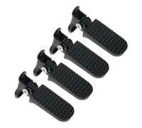 SG Store 2 Pares de Reposapiés para Bicicleta Longitud 112 Mm Pedal 78 X 37 Mm Aleación de Aluminio Antideslizantes Plegables para Bicicleta Montaña