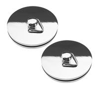 SG Store 2 Piezas 45mm 1-3/4 Pulgadas Tapón del Fregadero Latón Cromado Tapón de Drenaje para Baño Cubierta para Fregadero de Cocina Baño Bañera Lavabo