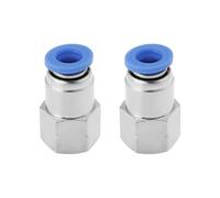 SG Store 2 Piezas de Rosca Interna de 7/16 UNF (20TPI) A Conector Rápido Neumático de 6mm Rosca Hembra de 7/16 UNF A Tubo de 6mm de Diámetro Exterior Accesorios Neumáticos