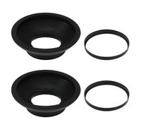 SG Store 2 Piezas DK-19 Ocular de Repuesto de Goma para Cámara DK-19 Compatible con Nikon D2 D3 DF D4 D700 D800E D810 F6 F5 Cámaras Color Negro