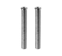SG Store 2 Piezas Tornillo Cesta para Fregadero Cocina 90mm Tornillo Perno Extendido para Lavabo M12 Tornillo con Cabezal para Colador Accesorios Fijación para Lavabo Tapón Colador Plateado