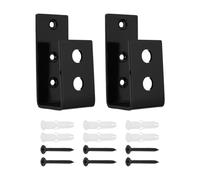 SG Store 2 Soportes de Barricada de Seguridad para Puertas de Alta Resistencia Compatibles con Madera de 2 X 4 de 90,5 X 62,8 X 38,2 Mm con Tornillos para Soporte de Puerta de Casa Garaje Granero