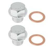 SG Store 2 Tapones de Drenaje de Aceite de Motor M14x1,5 para Coche 2151227000 2151323001 Compatible con Genesis Y Compatible con Hyundai.