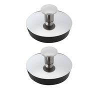 SG Store 2 tapones de drenaje de goma de tamaño pequeño de 3,4 x 2,3 cm, adecuados para bañera, lavabo, cocina