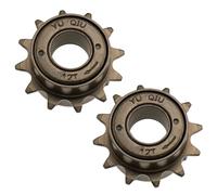 SG Store 2 Uds 12T Dientes Rueda Libre de Una Sola Velocidad Piñón de Volante 34mm de Gran Diámetro Bicicleta Volante Piñón Accesorios para Vehículos Eléctricos