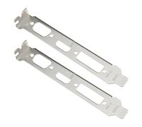 SG Store 2 unidades de soporte de perfil de altura completa para HDMI DVI VGA Video Tarjeta gráfica PC PC Componentes de repuesto 12 x 1,8 cm