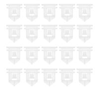 SG Store 20 Clips de moldura para umbral de Falda Lateral compatibles con Volvo S40 S80 V50 V70 XC60 XC70 Clips de moldura para umbral de carrocería de Coche 8678010 31214496, plástico Blanco