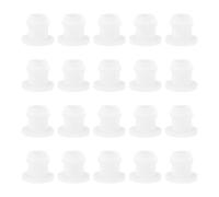 SG Store 20 Tapones de Ventilación para Ventanas de Caravanas Y Autocaravanas de 6 Mm de Silicona Blanca