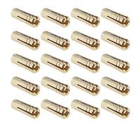 SG Store 20pcs M6 - Pernos de expansión con patrón de presión interna de latón, tacos de anclaje de pared, hardware de fijación enchufable para anclaje en ladrillos sólidos de hormigón