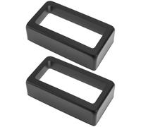 SG Store 2pcs Cubiertas de Repuesto de Metal para Pastillas Humbucker de Estilo Abierto 70x38x20mm para Humbuckers de Guitarra Eléctrica Color Negro