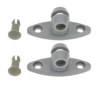 SG Store 2PCS Soporte de Fijación para Puerta de 46,3 X 16,6 X 20,5 Mm Soporte de Puntal de Gas Compatible con Swift Sterling Sprite Caravan CCDS10 Puntal de Gas Gris con Pasador