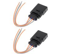 SG Store 2X Conectores de Sensor de Oxígeno de 4 Pines Precableados 1J0973824 Compatible con VW Y Compatible con Audi.