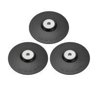 SG Store 3 almohadillas de plástico para amoladora angular de 180 mm de diámetro, compatibles con lijadora de disco de rosca interna M14, BF255-BW
