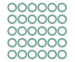 SG Store 30 Arandelas Fibra Verde de 1/2 Pulgada (18x12x1,5mm) Arandelas de Sellado Arandela de Fibra de Alta Temperatura para Válvula Desviadora de Caldera de Cocina de Gas