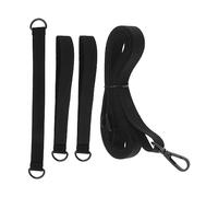 SG Store 4 piezas de correa fija cortavientos para sombrillas grandes, manivelas, adecuado para sombrilla, con tornillo de bloqueo, color negro