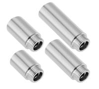 SG Store 4 Piezas de Tubo de Extensión de Cabezal de Ducha de Acero Inoxidable G1/2 Macho A Hembra Extensor de Cabezal de Ducha para Baños Casas Rodantes Piscinas Al Aire Libre