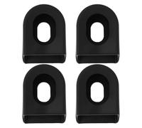 SG Store 4 protectores de brazo de manivela compatibles con SRAM XX1 X01 XX X0 - Tapas de silicona para extremos, color negro