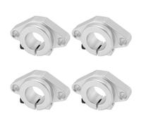 SG Store 4 Uds. Bloques Soporte de Eje SHF12 Soporte de Eje de Riel Lineal de 12mm Bloques de Guía de Riel Deslizante de Movimiento Lineal de Aluminio para Impresora 3D CNC