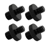 SG Store 4 Unidades Adaptador de Soporte de Micrófono UNC 1/4-20 Macho A M8 Macho Tornillo para Cámara 16 X 7 X 4 Mm