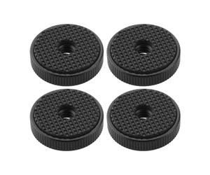 SG Store 4PCS 1/4 Pulgada Cámara Aleación de Aluminio Rueda de Pulgar Hembra 26 X 6.5mm Adaptador de Tuerca de Bloqueo de Cámara para Conexión de Trípode de Cámara A Micrófono