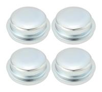 SG Store 4pcs Cubierta de Cubo de Rueda de Remolque Protector de Polvo de Cojinete Cubierta de Rueda de Remolque de Acero Laminado en Frío de 64x28mm para Ruedas de Remolque con Diámetro de 64mm