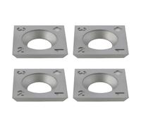 SG Store 4X Cuchillas de Carburo Reversibles de 30° Compatible con Scheppach LFR720 La Amoladora de Pintura de 14 X 14 X 2 Mm.