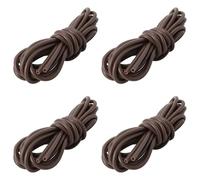 SG Store 4X Tubos de Silicona para Pesca de Carpas de 0,8 Mm Y 1,5 M para Anzuelos Y Aparejos de Pesca Color Marrón