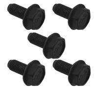 SG Store 5 pernos de brazo de manivela de bicicleta M8 x 18 mm, repuesto para reparación de bielas, color negro