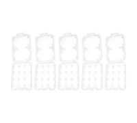 SG Store 5 Piezas Estuche para Tarjetas de Memoria SD TF de 57,7x43x8,4mm 8 Ranuras Resistente Al Agua Protector Rígido Caja de Almacenamiento para 2 Tarjetas SD Y 6 Tarjetas de Memoria TF