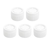 SG Store 5 Tapones de Rosca para Válvulas Termostáticas de Radiador M30 X 1,5 Color Blanco