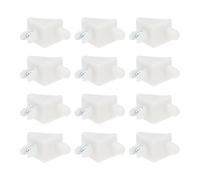 SG Store 50 Piezas de Pasadores de Soporte de Estante Blanco Tornillos de Repuesto Enchufe de Estante Soportes de Estante Muebles Gabinete Soporte Compatible con IKEA PAX