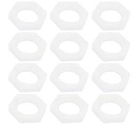 SG Store 50 Tuercas Hexagonales de Plástico PP G 1/4 (18,6 X 11,5 X 3,7 Mm) para Manguera de Refrigerante