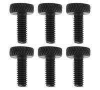 SG Store 6 Tornillos de Afinación para Guitarra Eléctrica de Metal Negro M4 X 14 X 9 Mm para Puente de Trémolo