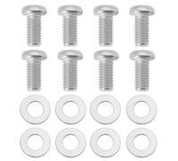 SG Store 8 Juegos de Tornillos para Soporte de Pared de TV de Acero Inoxidable 304 M8 X 16 Mm con Kit de Juntas Pernos para Soporte de TV Compatible con Samsung BU8000 CRYSTAL 4K