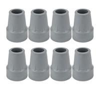 SG Store 8 Piezas de Puntas de Goma para Muletas Bastones Muletas Bastones para Caminar Muletas de Repuesto de 22mm Extremos de Goma Puntas de Muleta Engrosadas de 7/8"