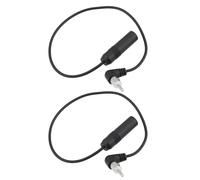 SG Store Antena de radio de coche DIN macho a hembra, cable modificado de audio para radio FM AM, 2 unidades