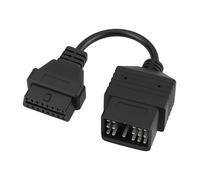SG Store Cable adaptador convertidor OBD1 a OBD2 de 17 pines a 16 pines compatible con Toyota