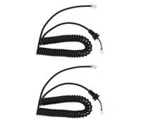 SG Store Cable de Micrófono para Walkie-Talkie de 6 Pines (2 Unidades 120 Cm) Compatible con YAESU MH-36 MH-36A6J MH-36B6JS MH42 Y MH-48.