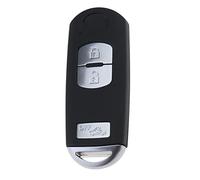 SG Store Carcasa de repuesto para llave de coche de 3 botones compatible con Mazda 3 CX-5 CX-3 6 Tourer MX-5, funda negra de 85 x 30 x 19 mm