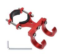 SG Store Gancho de Transporte para Scooter eléctrico Gancho de Transporte de Bicicleta Gancho de Doble Gancho Gancho de Bolsa de Almacenamiento para Manillar de 18 mm a 35 mm de diámetro, Rojo