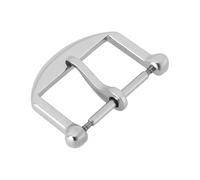 SG Store Hebilla de barra de resorte de acero de 16 mm compatible con correa de reloj de cuero de goma IWC