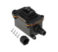 SG Store Interruptor Basculante Marino Automotriz de 3 Marchas 12 V/16 A Interruptor de Alta Corriente IP68 Resistente Al Agua Caja de Protección