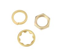 SG Store Juego de 10 tuercas de conectores SMA hembra, incluye arandela de resorte de tuerca y arandela dentada, kit de accesorios de montaje de conector coaxial RF