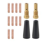 SG Store Juego de 14 Piezas Puntas de Boquilla Sin Gas con Núcleo Fundente de 0,9mm K3493-1 Compatible con Forney Easy Weld Compatible con Lincoln